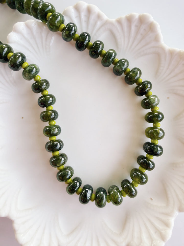 Laurel Gemstone Necklace