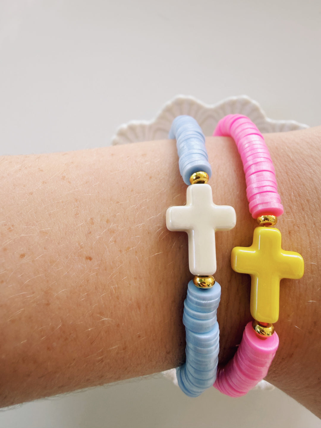 Chunky Cross Bracelet