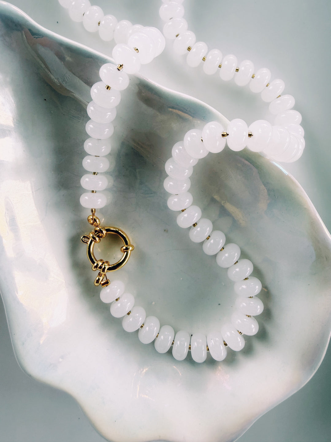 Glimmer Stone Necklace, Sunkissed