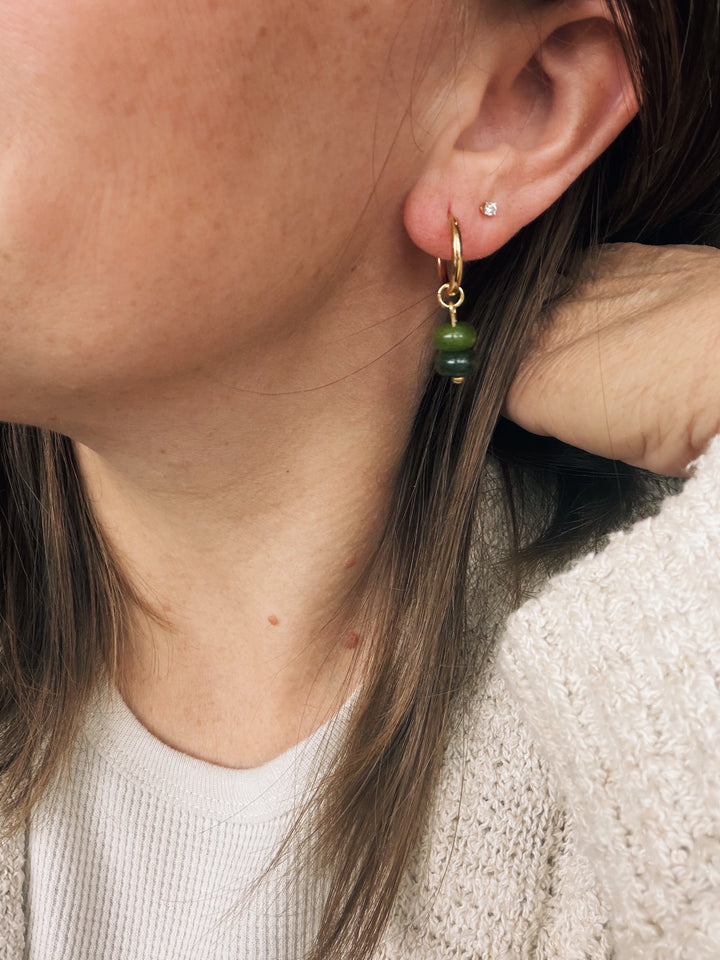 Gemstone Earrings, Sweater Weather