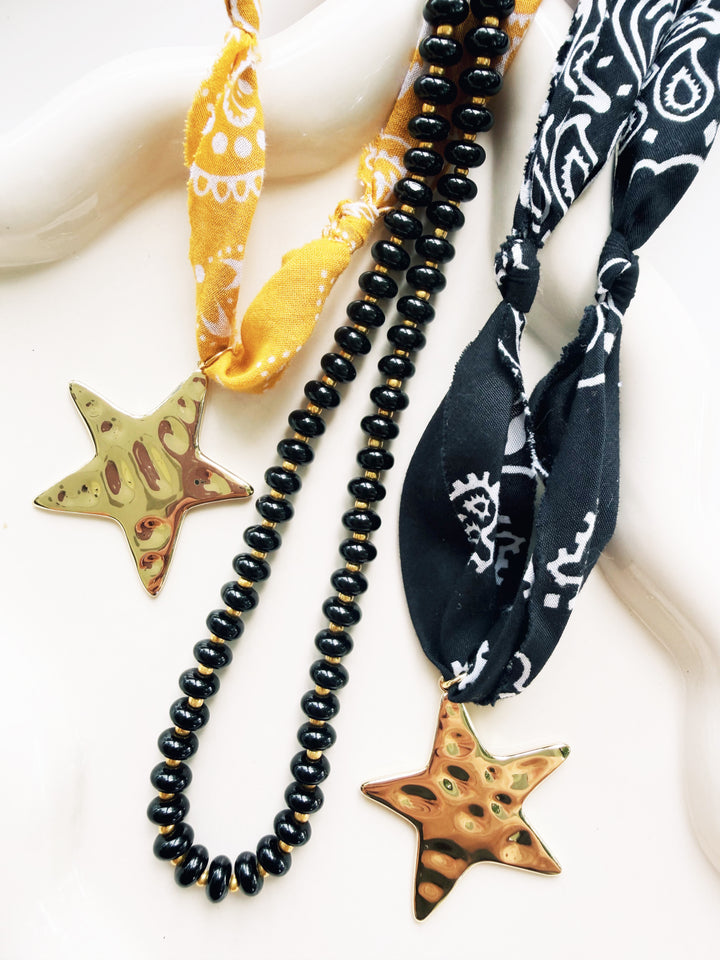 Black + Gold Necklaces, Game Day