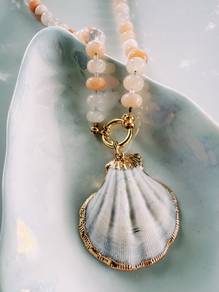 Sunset Stone Necklace, Sunkissed