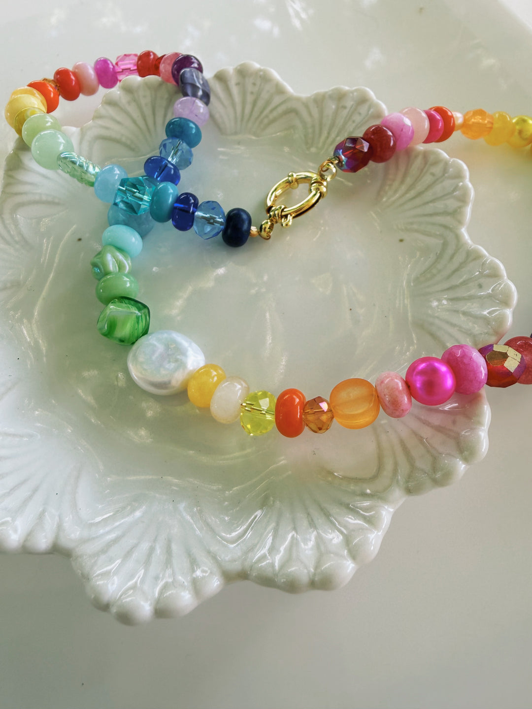 Kaleidoscope Necklace, Marine Dreams