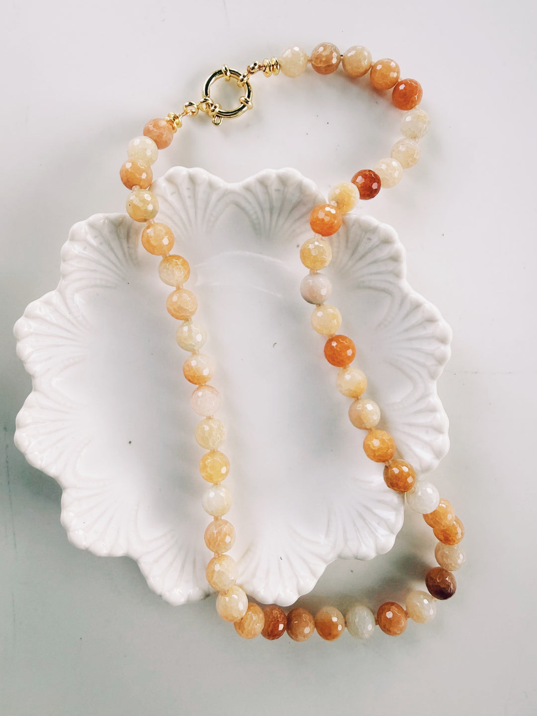 Equinox Gemstone Necklace, Autumn Heirloom