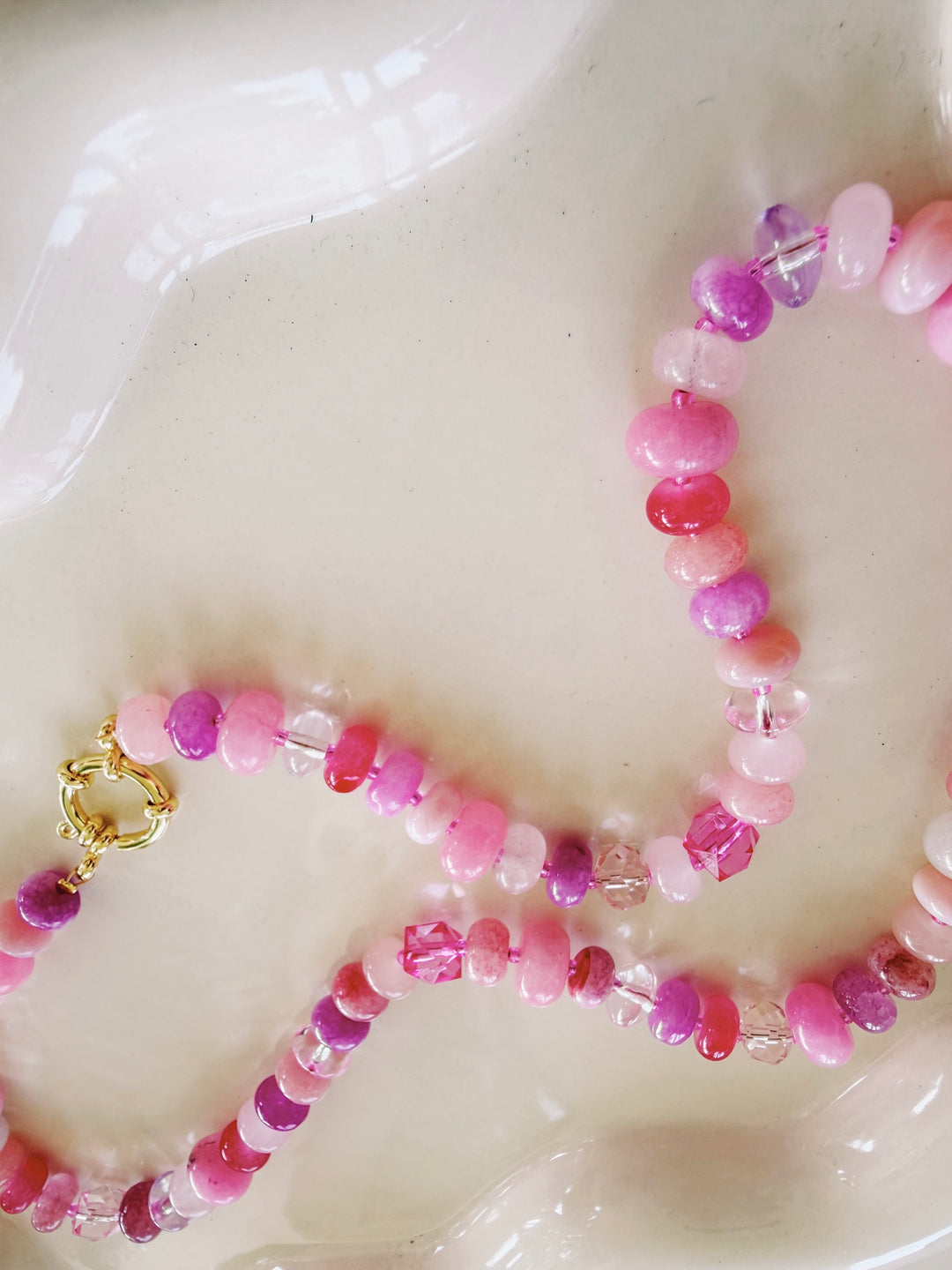 Vintage Candy Gemstone Necklace, Small Batch