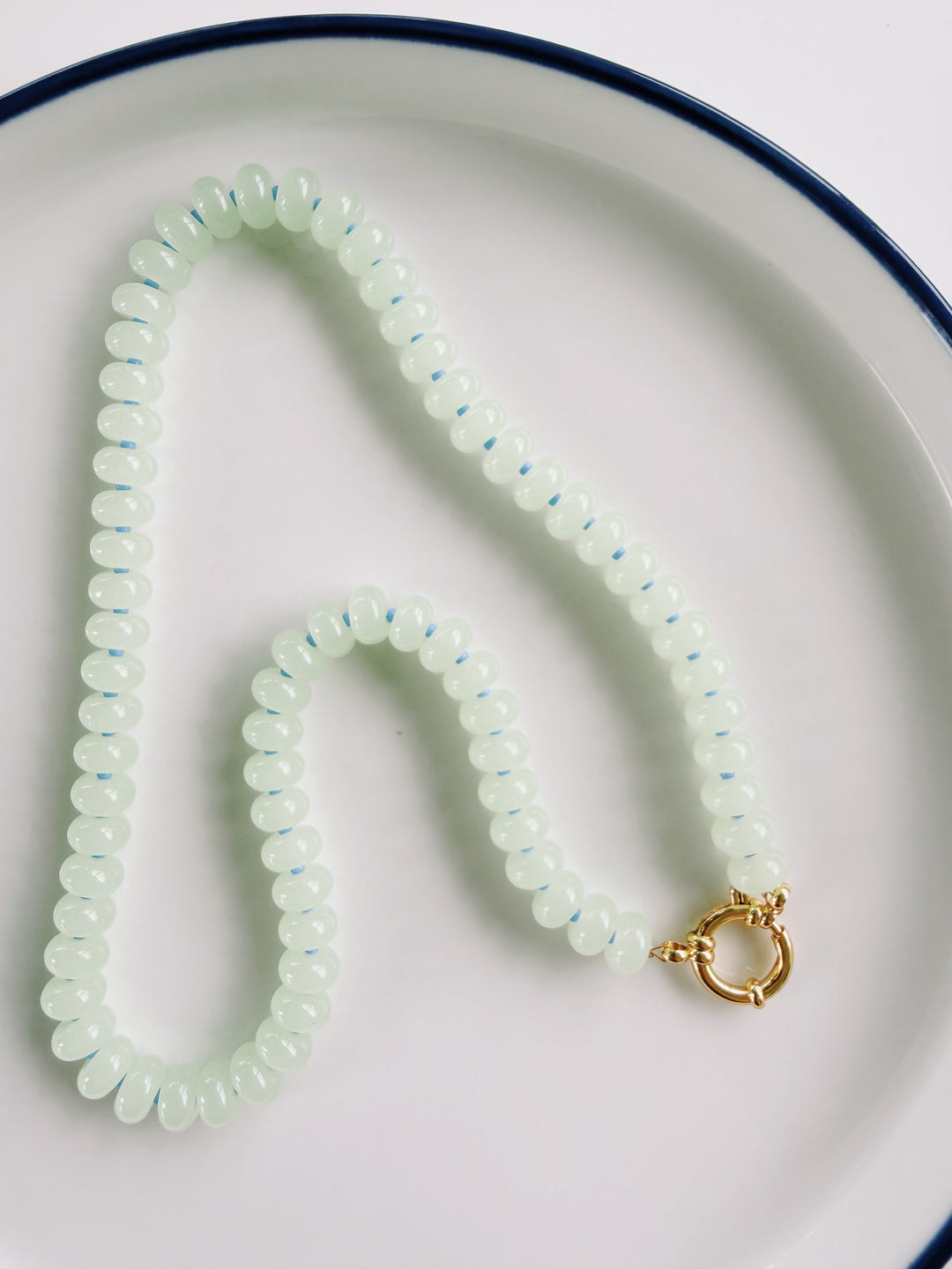 Seafoam Necklace, Bead Girl Summer