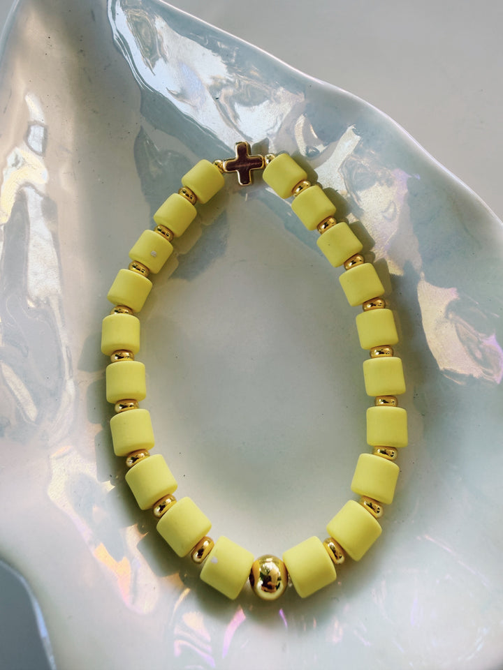 Barrel Cross Bracelet