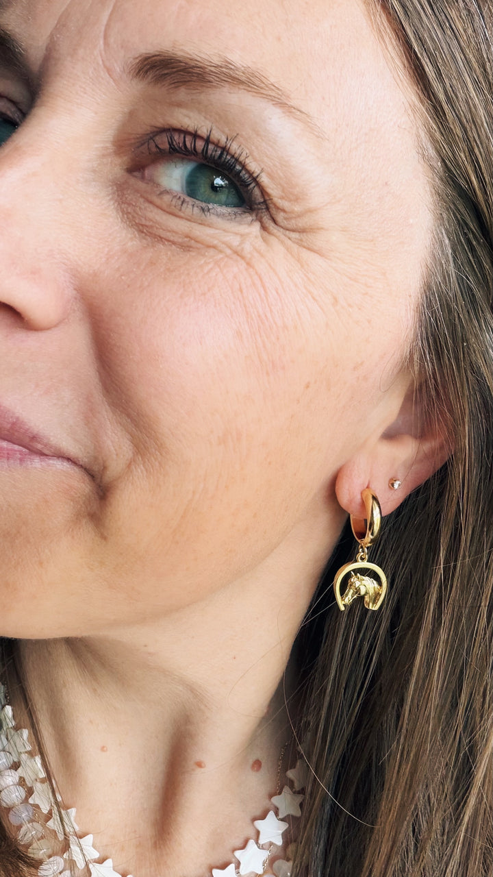 Horse Girl Earrings, Sweater Weather