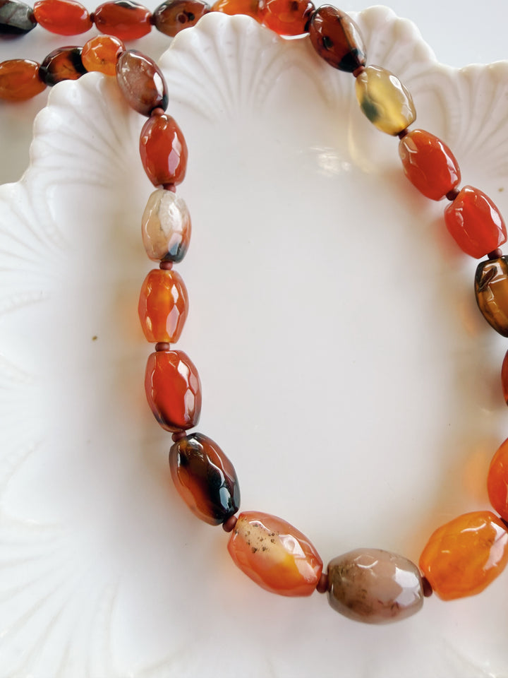 Tiger Gemstone Necklace
