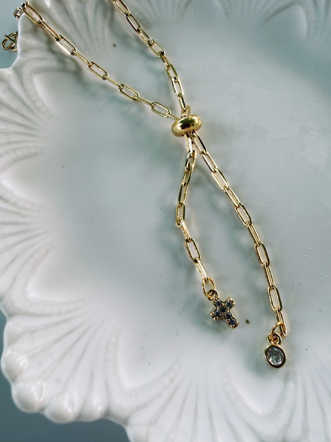 Mini Cross Bracelet, Daily Grace