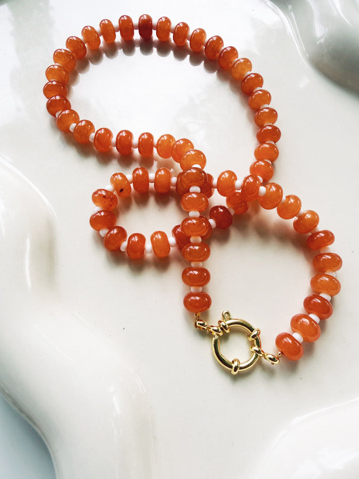 Burnt Orange Necklaces, Game Day