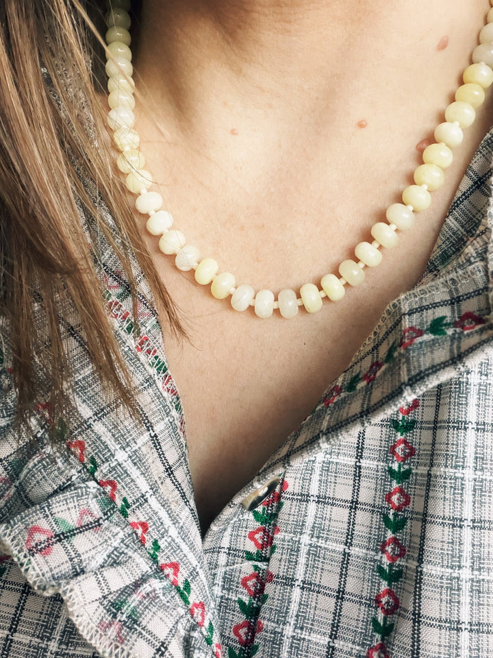 Butter Gemstone Necklace, Sweet Heritage