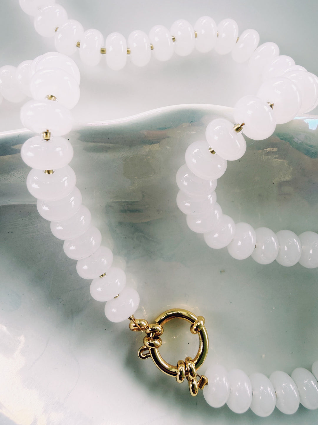 Glimmer Stone Necklace, Sunkissed