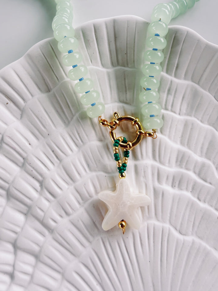 Beaded Starfish Charm, Bead Girl Summer