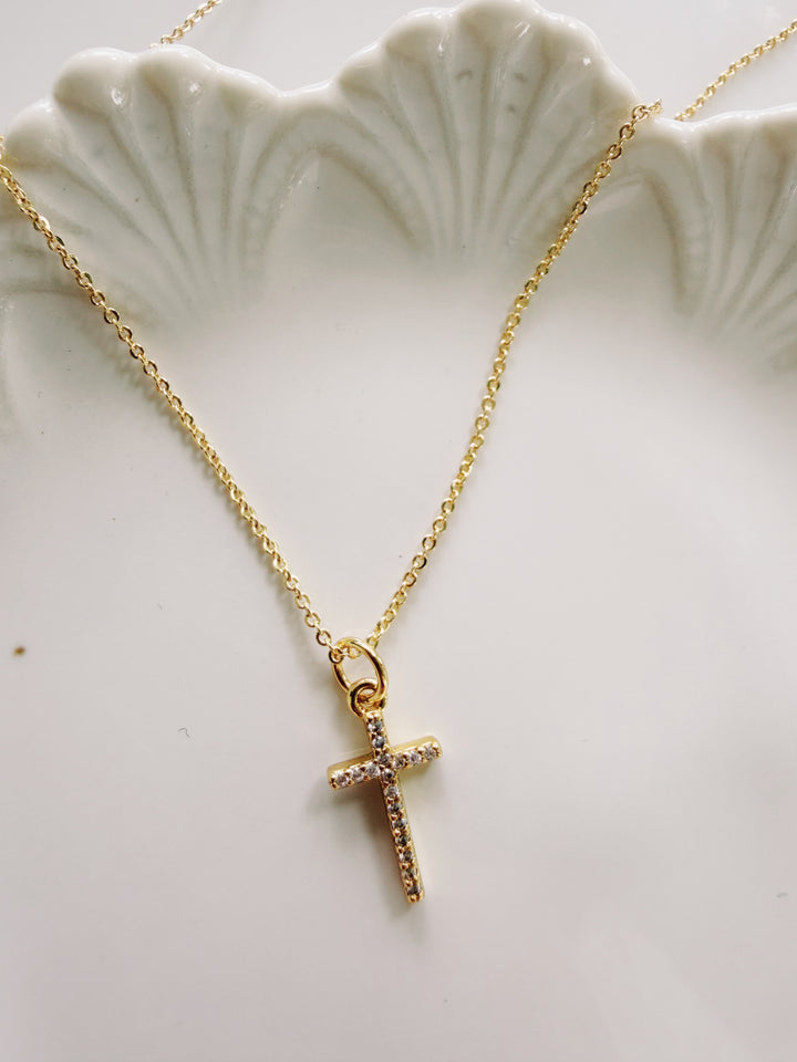 Cross Necklace, Daily Grace