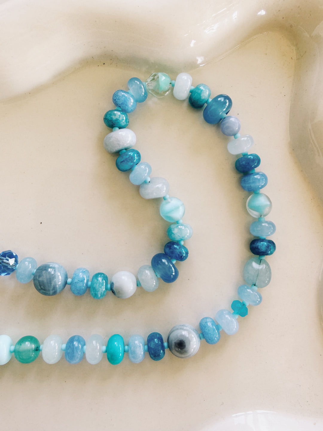 Vintage Candy Gemstone Necklace, Small Batch