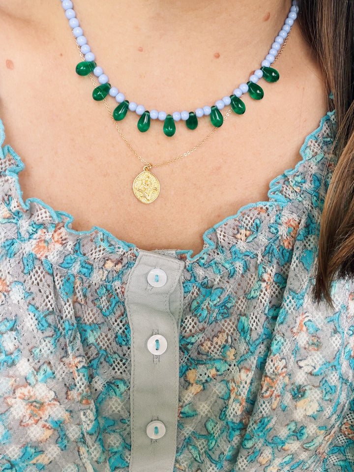 Candy Drops Necklace, Summer Brights