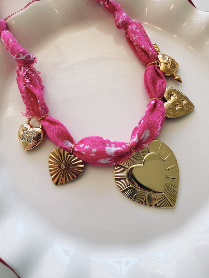 Valentine Bandana Necklace