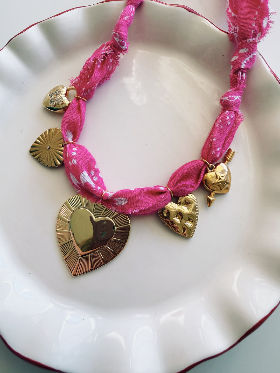 Valentine Bandana Necklace