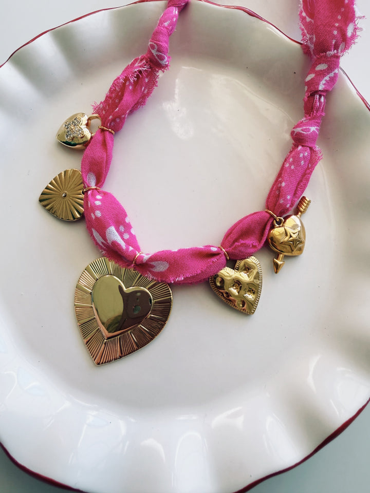 Valentine Bandana Necklace