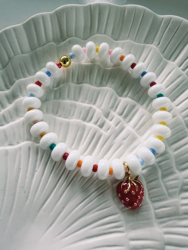 Strawberry Dreams Bracelet, Bead Girl Summer