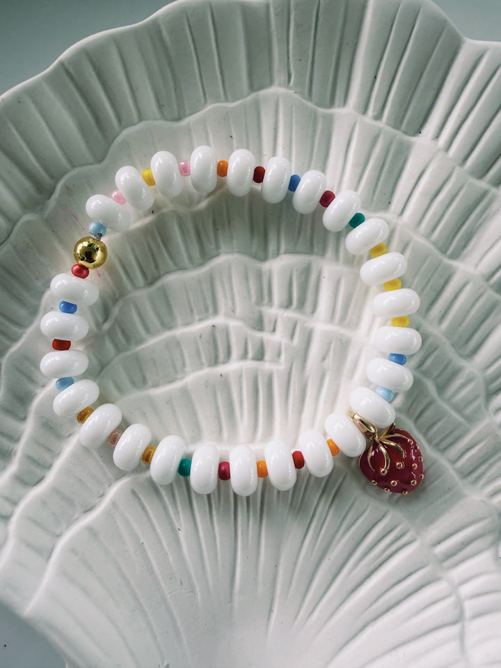 Strawberry Dreams Bracelet, Bead Girl Summer