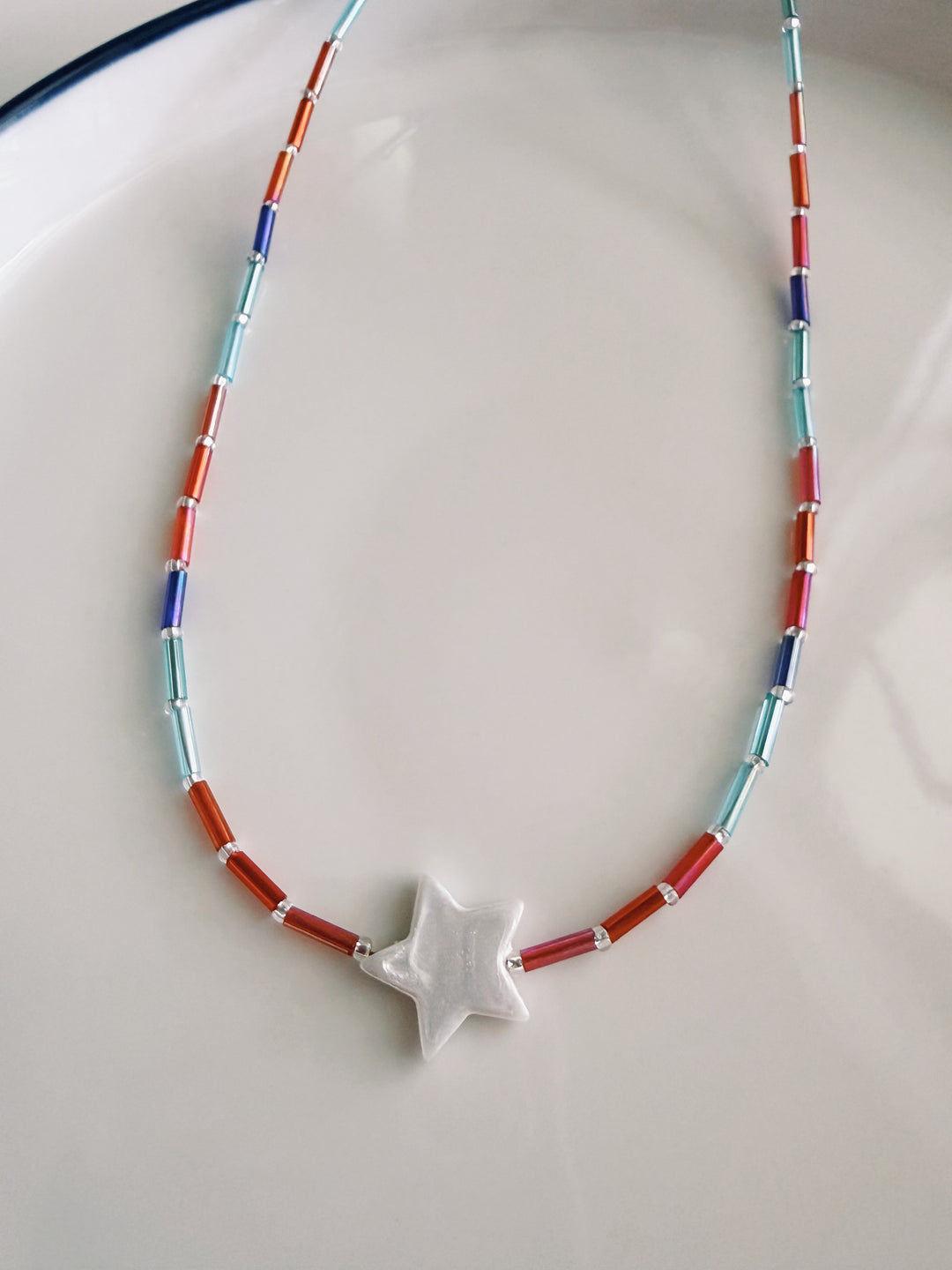 Pop Glass Necklace, America 250