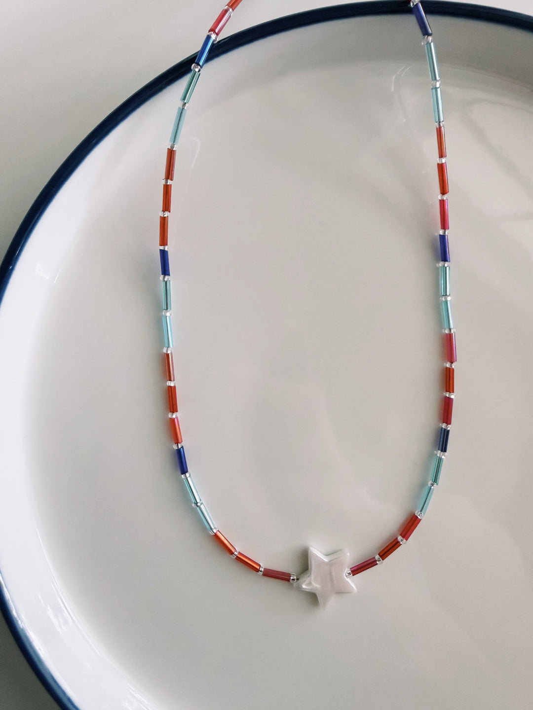 Pop Glass Necklace, America 250