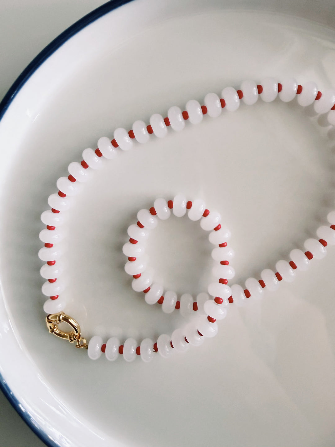 Stripes Glass Necklace, America 250