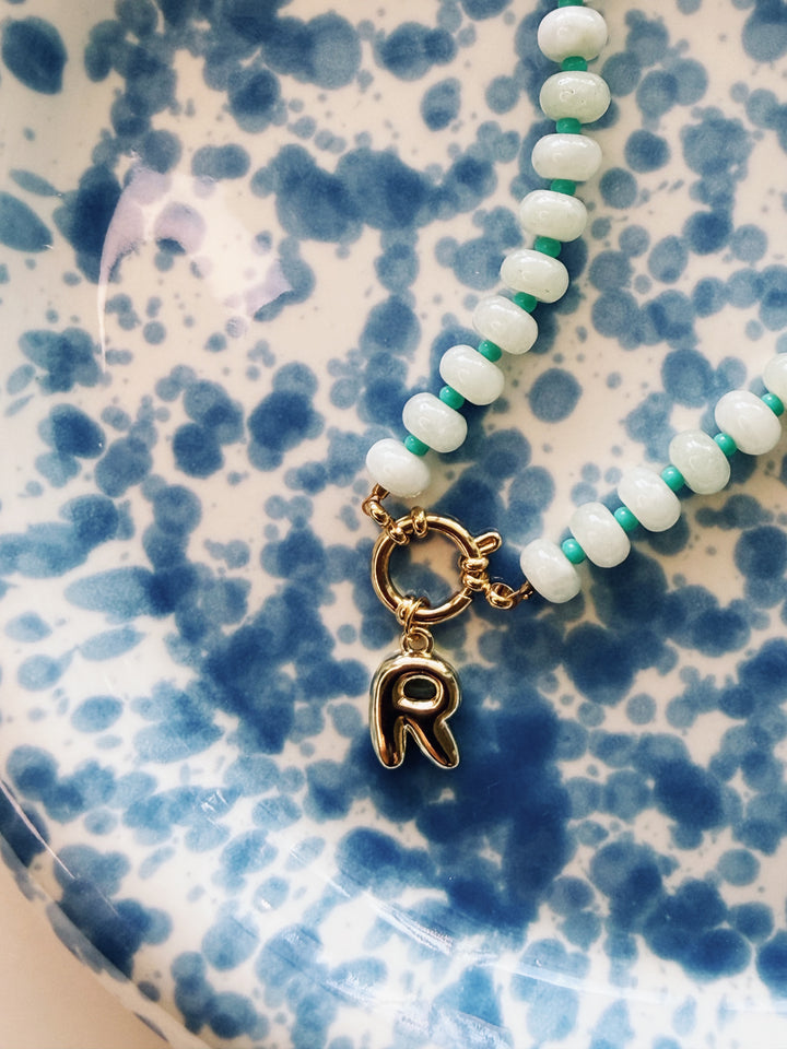 Bubble Initial Charms