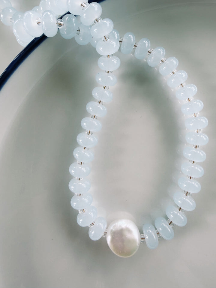Button Pearl Necklace, America 250