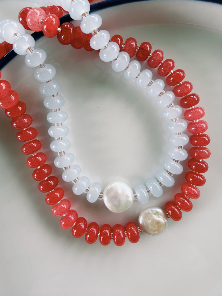 Button Pearl Necklace, America 250