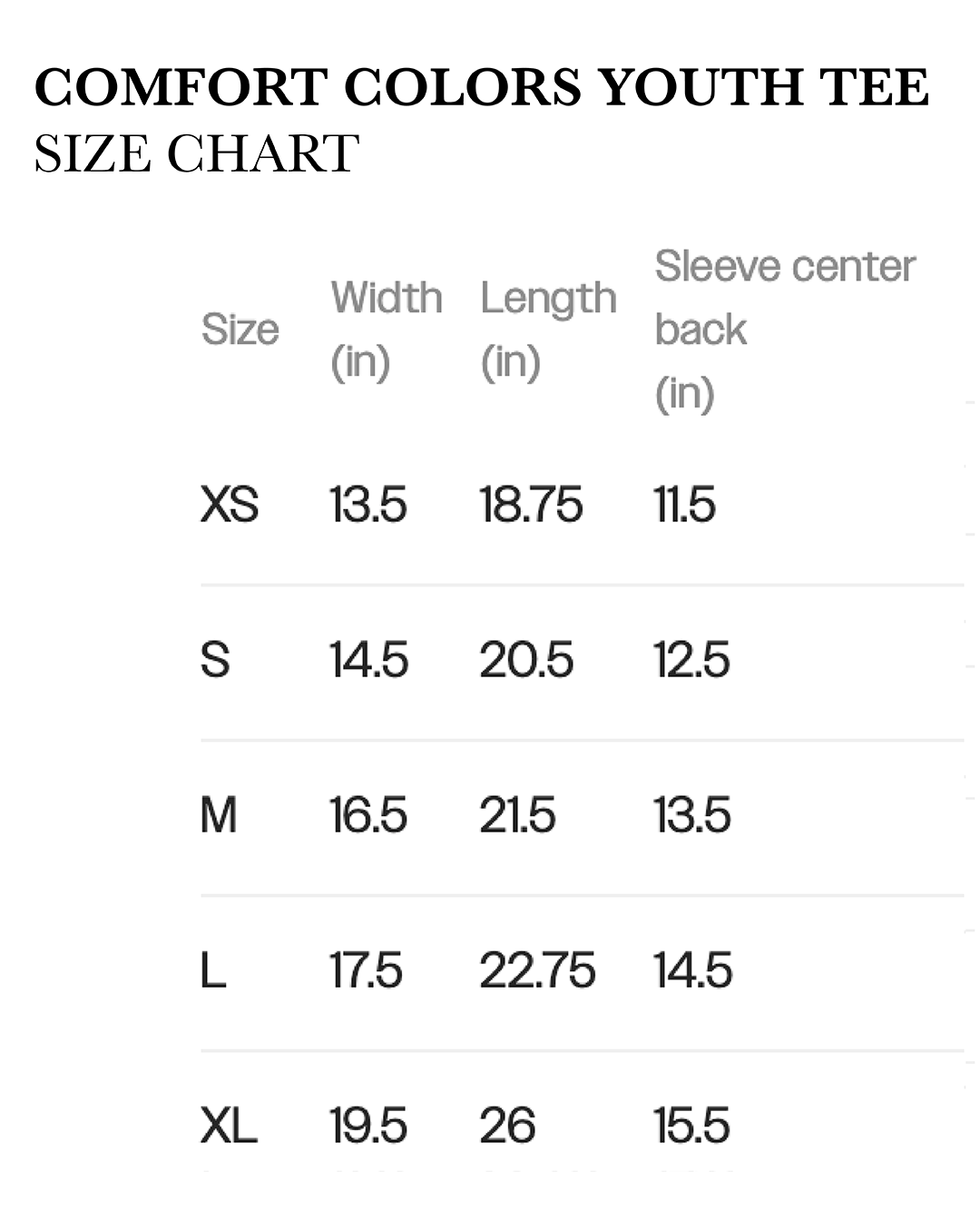 Maranatha Youth Tee, Comfort Colors