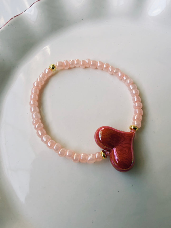 Chunky Heart Bracelet
