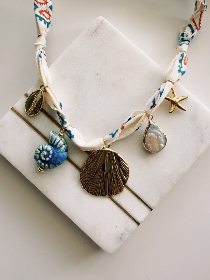 Coastal Bandana Necklace