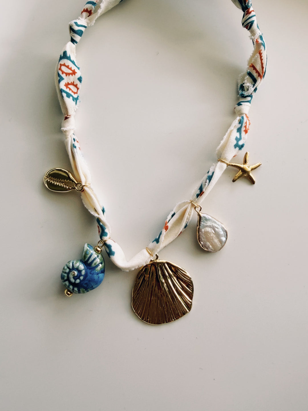 Coastal Bandana Necklace