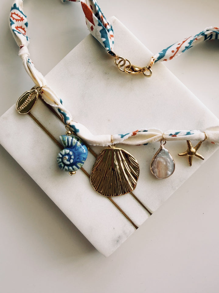 Coastal Bandana Necklace