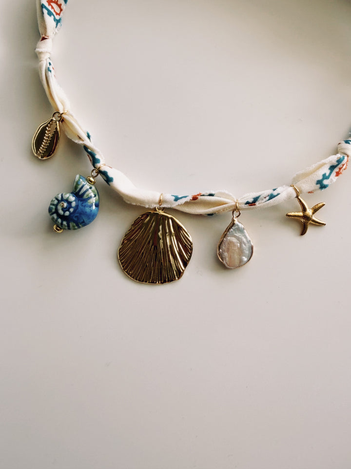 Coastal Bandana Necklace