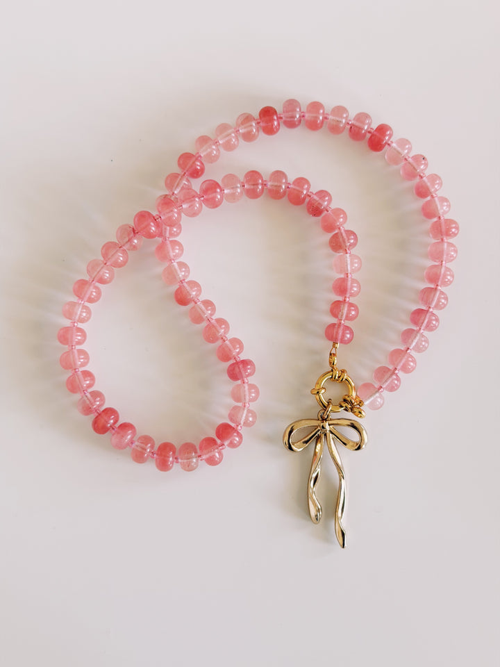 Floral Stone Necklace