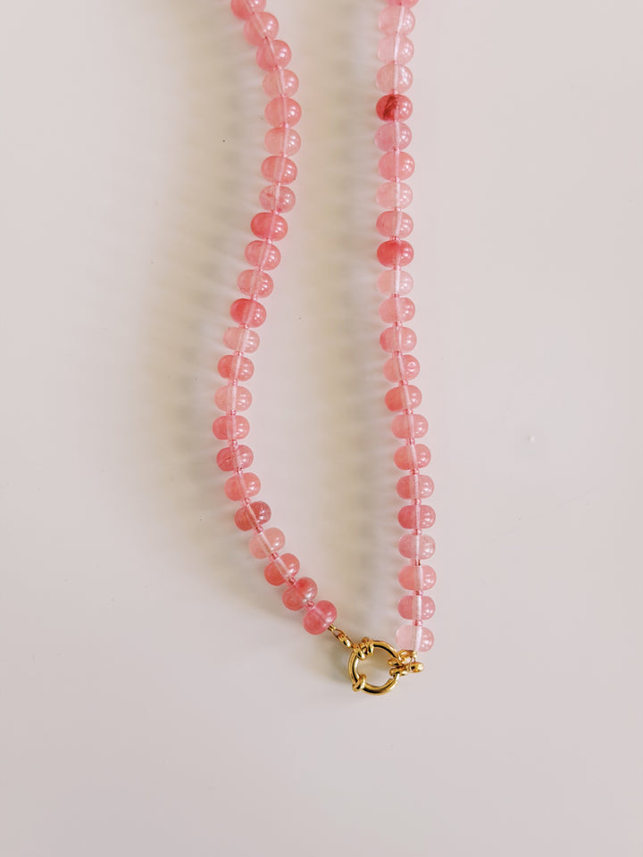 Floral Stone Necklace