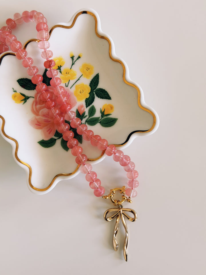 Floral Stone Necklace