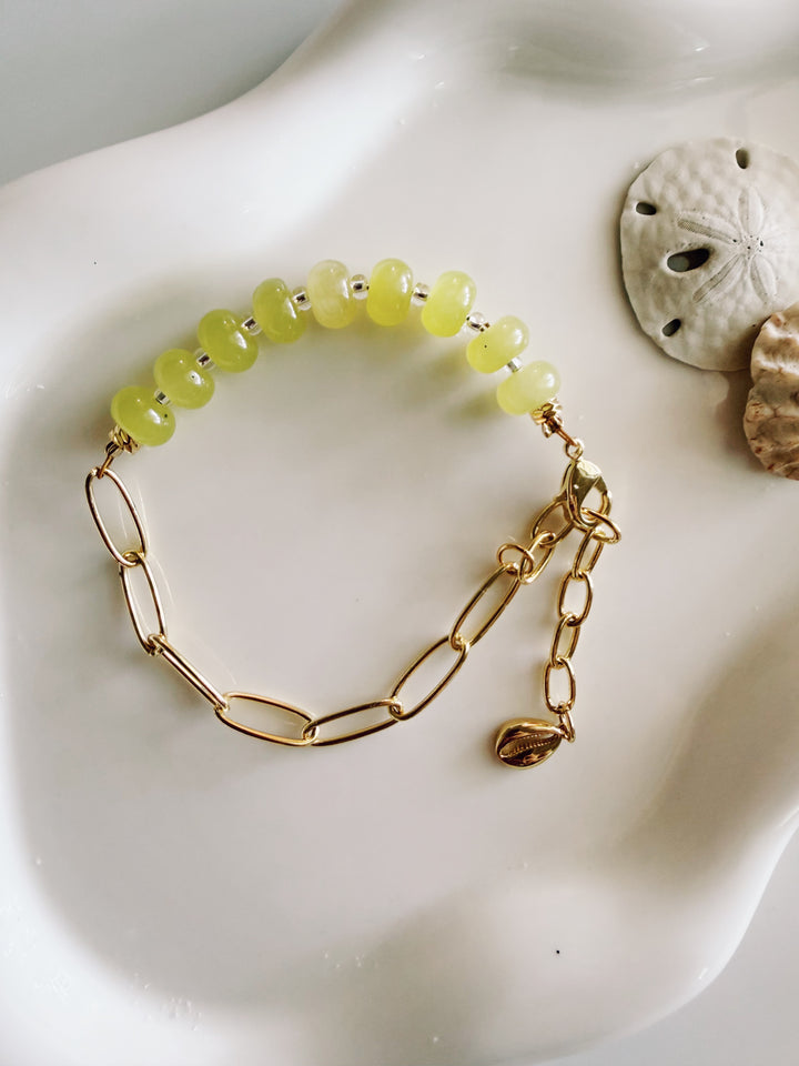 Chain & Bead Bracelet, Marine Dreams