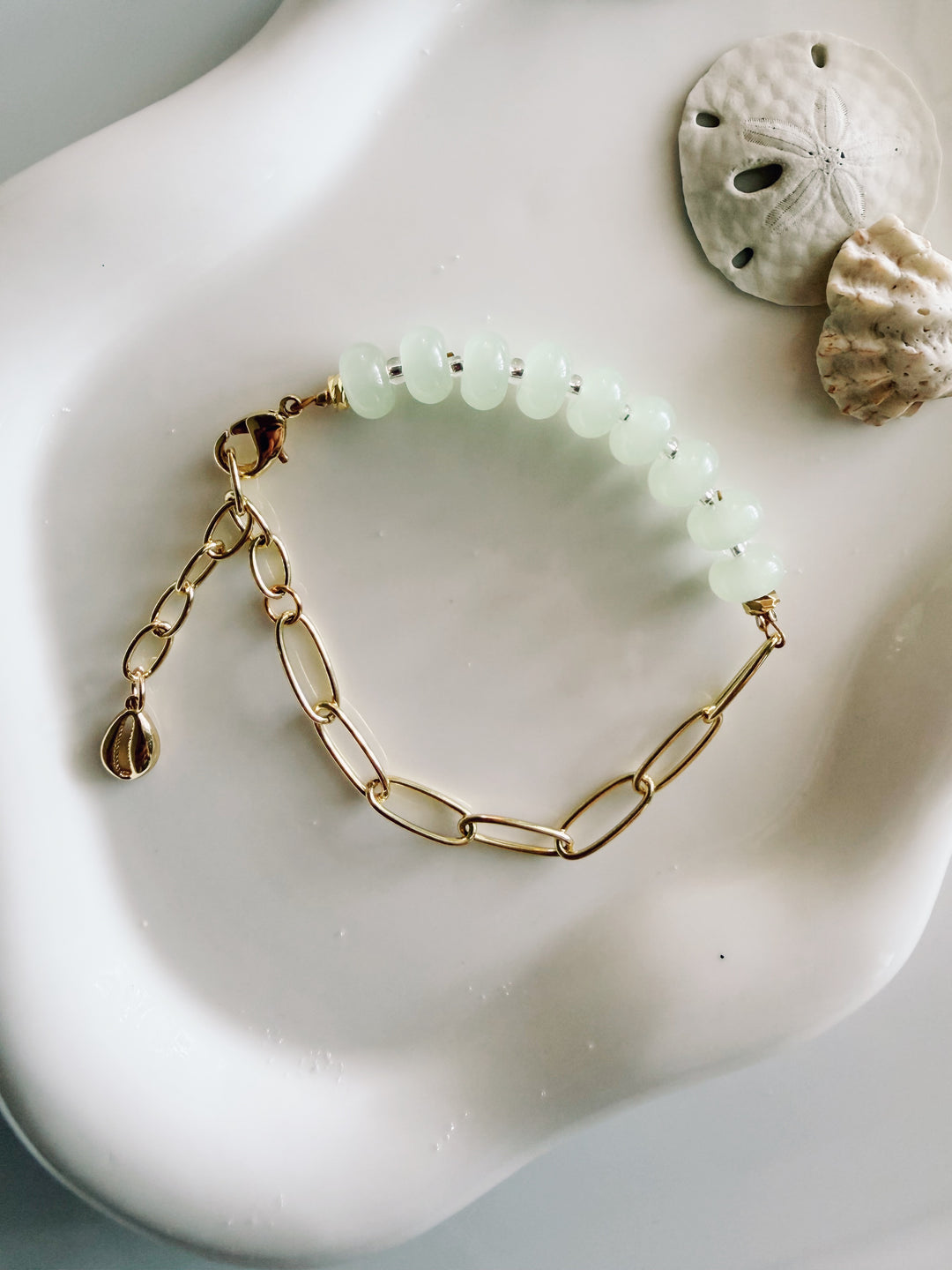 Chain & Bead Bracelet, Marine Dreams