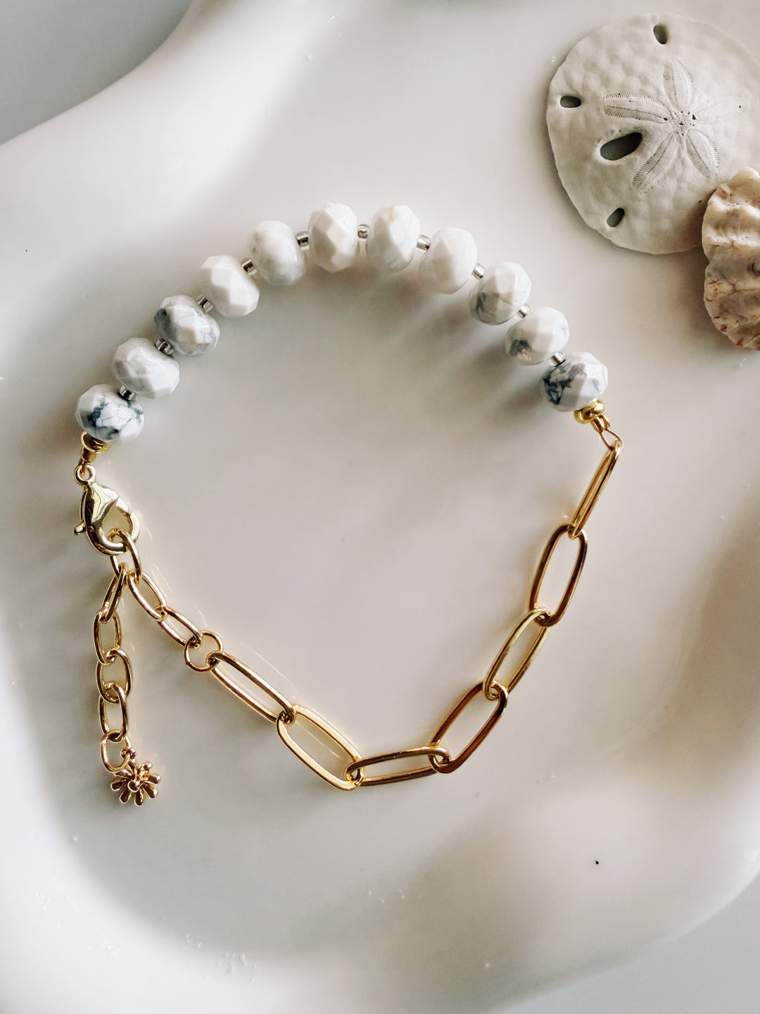 Chain & Bead Bracelet, Marine Dreams