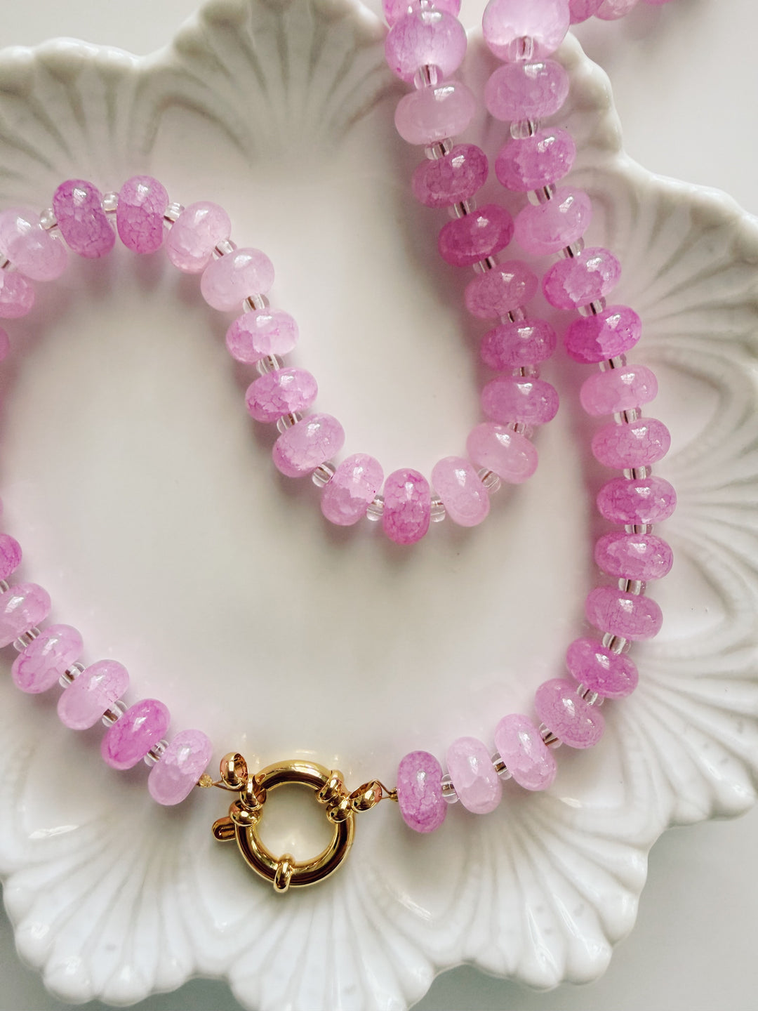 Primrose Necklace, Vintage Flora