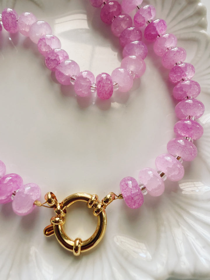 Primrose Necklace, Vintage Flora