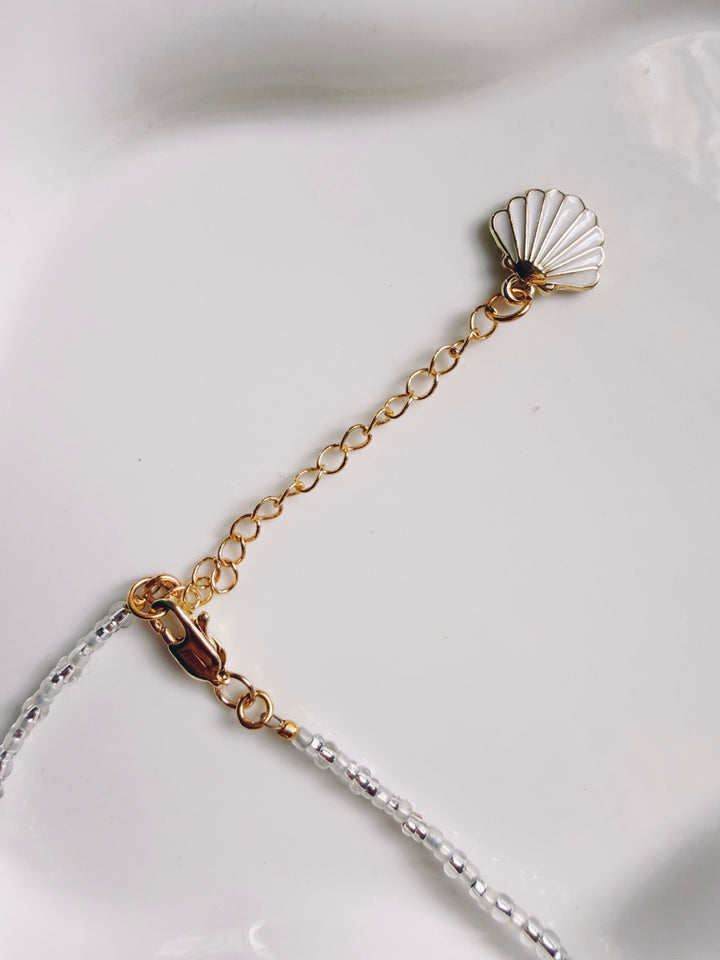 Conque Beaded Necklace, Marine Dreams