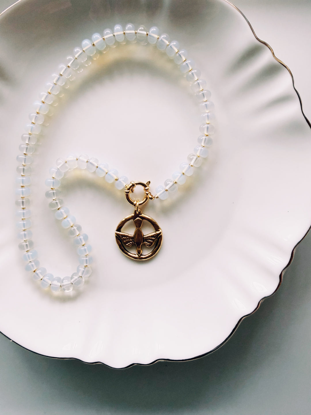 Renewal Glass Beaded Necklace