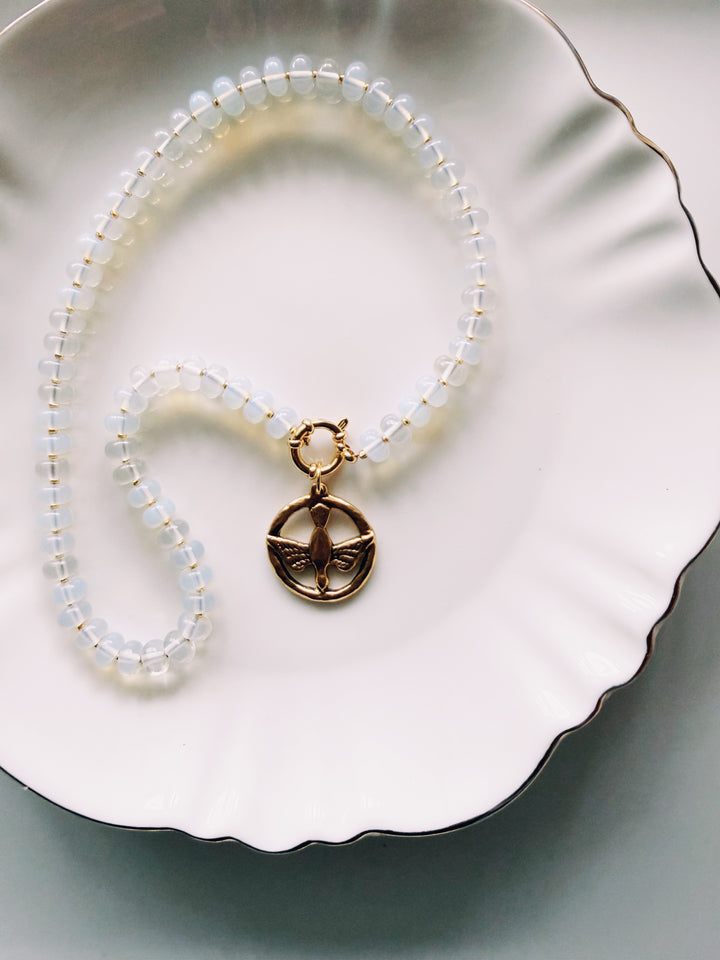 Renewal Glass Beaded Necklace