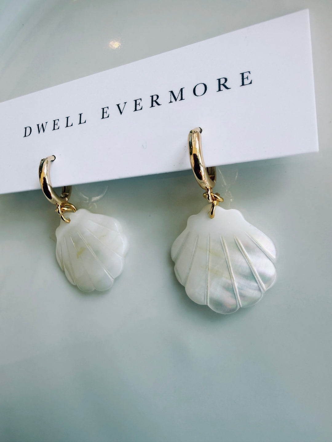 Mother of Pearl Shell Earrings, Marine Dreams